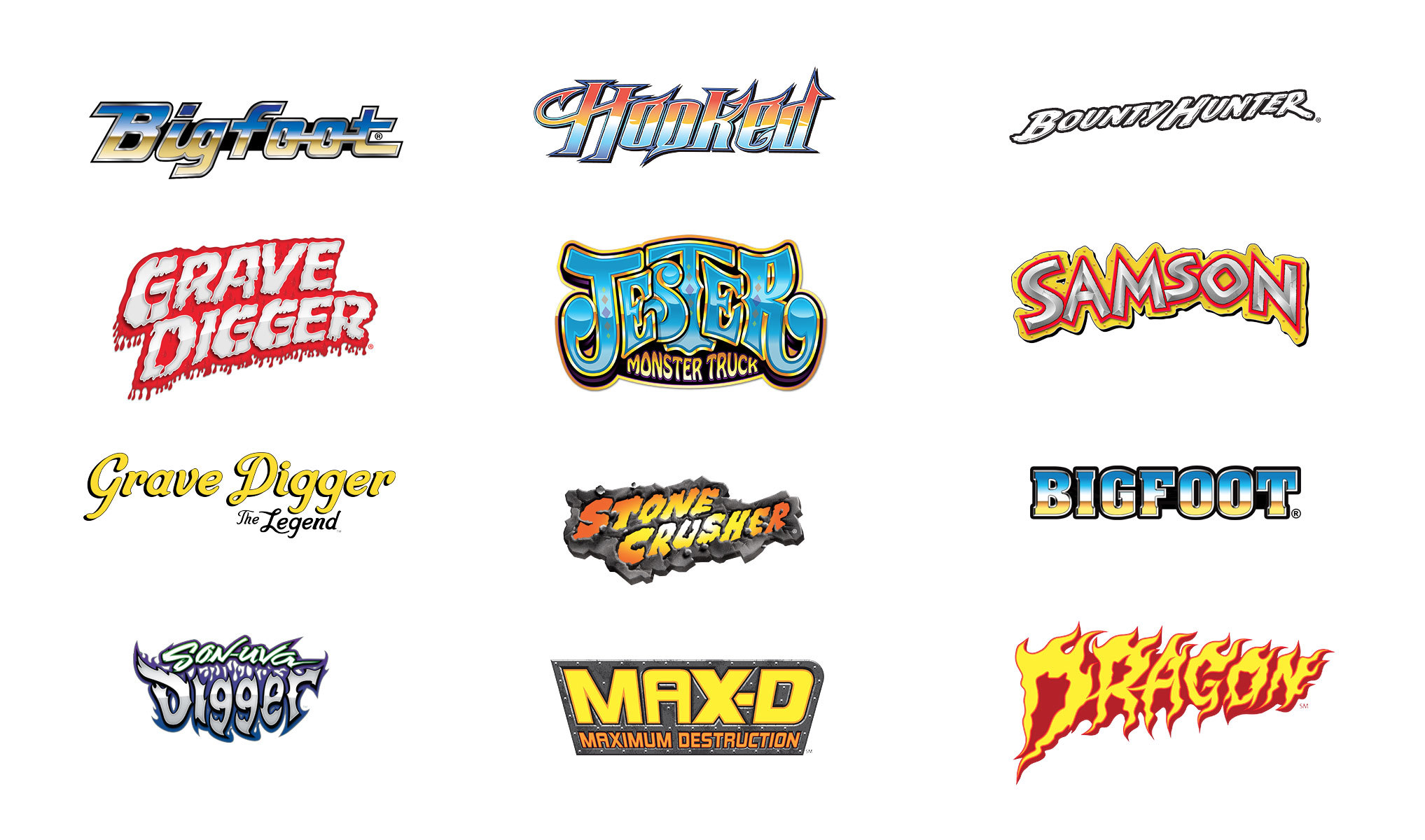 Monster Truck Logos