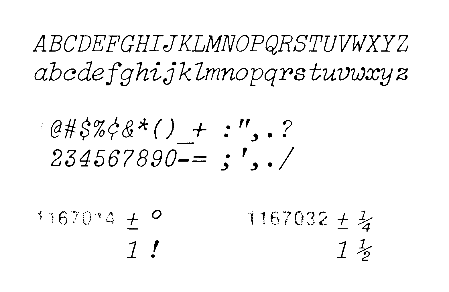 Selectric 12Pt Light Italic